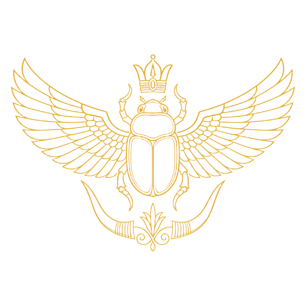 Pharaoh Sudoku crowned winged scarab emblem